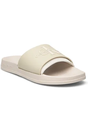 Calvin Klein Slide Monogram Tpu Ml Wn Cream