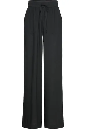 Kaffe Kamilia Long Wide Pants Hw Black