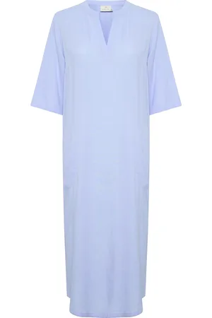 Kaffe Kamilia Kaftan Dress Blue
