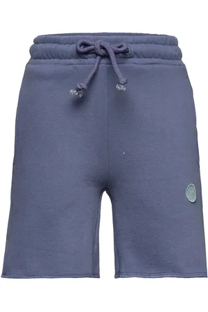 Knowledge Cotton Apparal Sweat Shorts - Gots/Vegan Blue