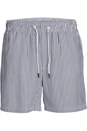 JACK & JONES Jpstfiji Jjswim Seersucker Ss24 Ly Navy Jack & J S