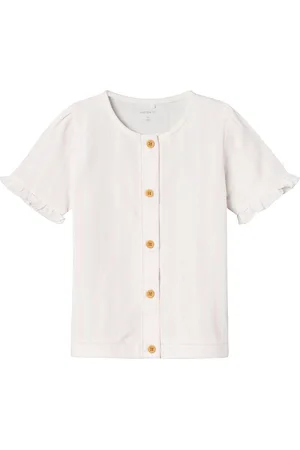 NAME IT Nmffrederikke Ss Top White