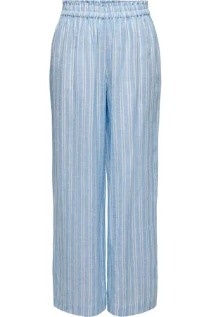 ONLY Onltokyo Life Lin Bl Str Pant Pnt Blue