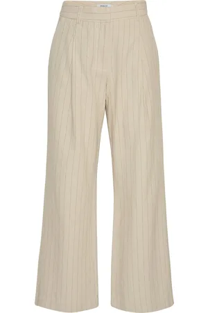 MSCH Mschjonalyn Pants Stp Beige