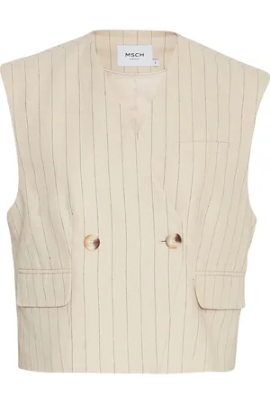 MSCH Mschjonalyn Waistcoat Stp Cream