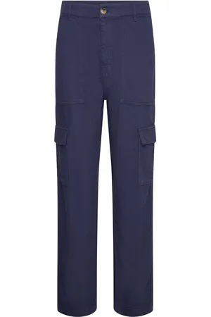 Lindex Trouser Suzette Patch Pocket Blue