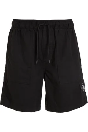 Calvin Klein Linen Short Black