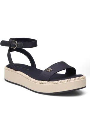 Tommy Hilfiger Linen Flatform Navy