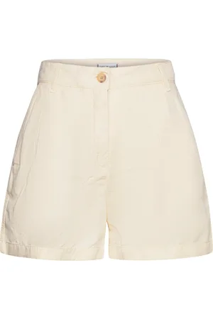 Tommy Hilfiger Cotton Linen Short Cream