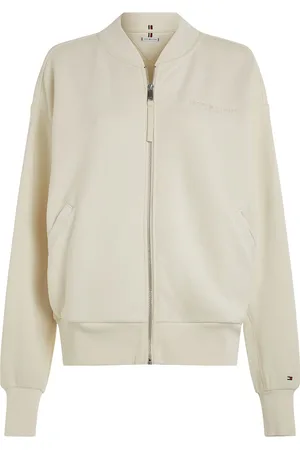 Tommy Hilfiger Muted Gmd Hwk Zipup Jacket Cream