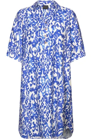 Brandtex Casual Dress Blue