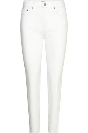 Ralph Lauren High-Rise Skinny Ankle Jean White