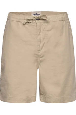 Morris Fenix Linen Shorts Beige