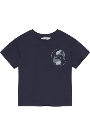 MANGO Embossed Details Printed T-Shirt