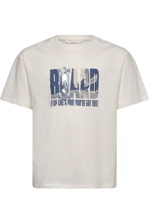 MANGO Printed Cotton-Blend T-Shirt White