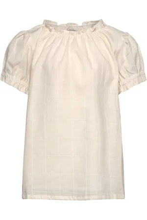 Huttelihut Blouse Ss Woven Cream