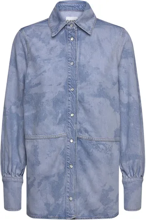Ganni Bleach Denim Blue