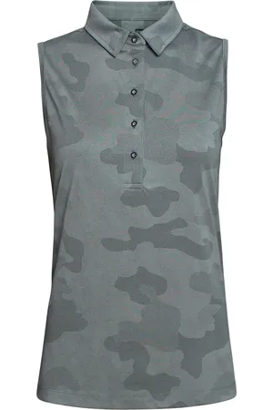Backtee Ladies Camou Top Grey