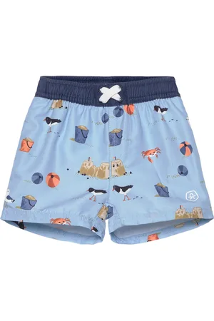 Color Kids Baby Beachshorts W.diaper,Aop Blue