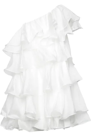 By Malina Amber Shoulder Frill Mini Dress
