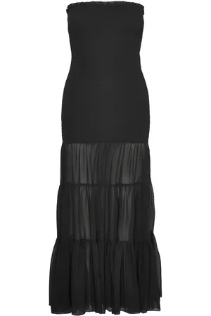 ROTATE Chiffon Strapless Dress