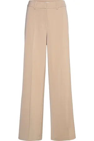 Marville Road Ingrid Satin Trousers Beige