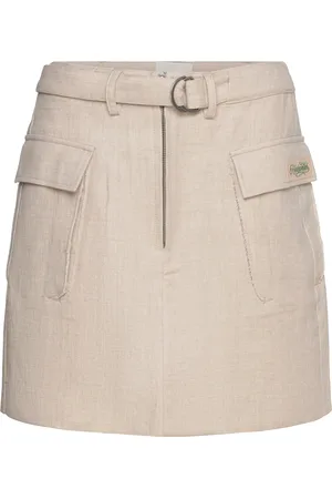 Holzweiler Gorti Linen Skirt Beige