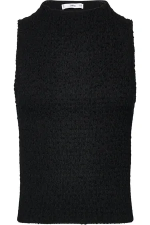 MANGO Ruched-Texture Top