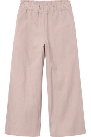NAME IT Nkffalinnen Wide Pant Noos Pink