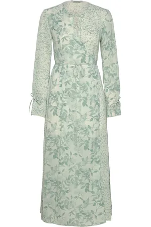 Holzweiler Valery Print Dress Green