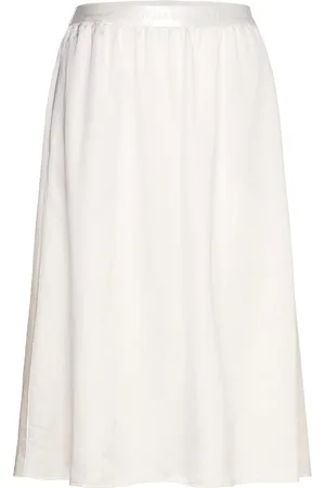 Ahlvar Gallery Misaki Linen Skirt White