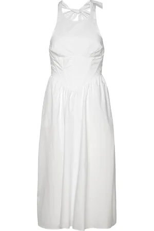 Bardot Kylen Poplin Midi Dress White