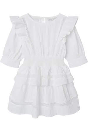NAME IT Nmffatidia 2/4 Dress White
