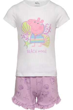 Peppa Pig Set 2P Short + Ts Pink