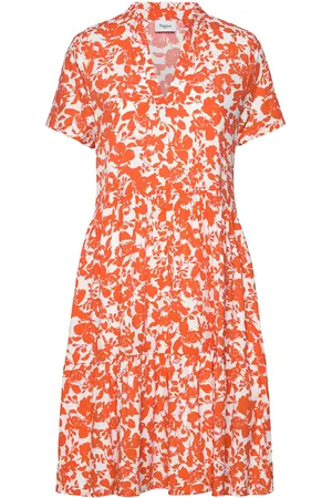 Saint Tropez Edasz Ss Dress Orange