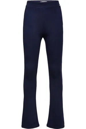 TOM TAILOR Flared Interlock Leggings Navy