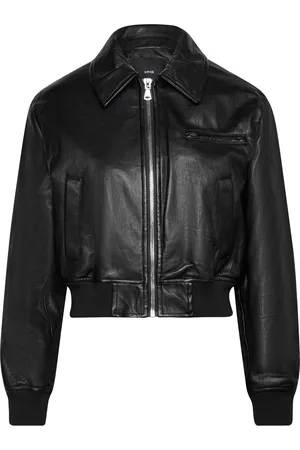 MANGO Vintage Leather-Effect Jacket