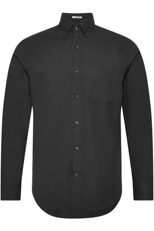 GANT Reg Flannel Melange Shirt Grey