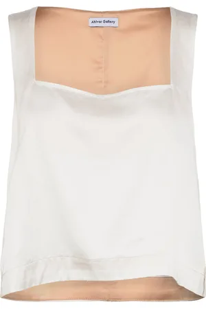 Ahlvar Gallery Wakana Linen Top White