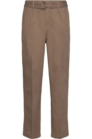 GANT Belted Pleat Chinos Brown