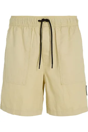 Calvin Klein Linen Short Beige