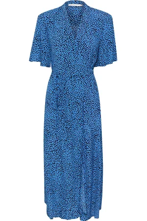 Gestuz Eishagz P Ss Wrap Dress Blue