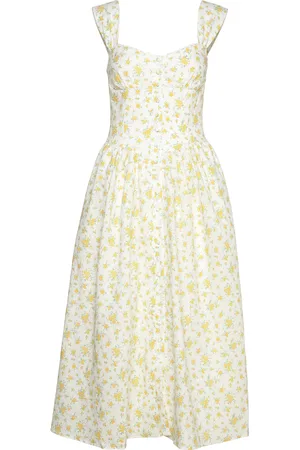 Bardot Malea Midi Dress Yellow