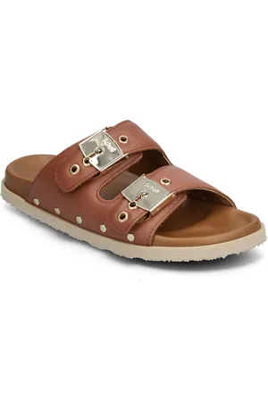 Scholl Sl Pescura Elisabeth Leather Brown