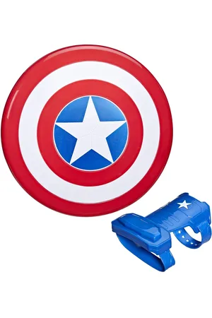 Marvel Avengers Captain America Magnetic Shield & Gauntlet Patterned