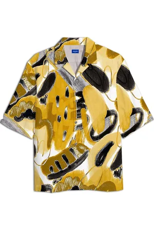JACK & JONES Jorjeff Gallery Aop Resort Shirt S Jnr Yellow Jack & J S