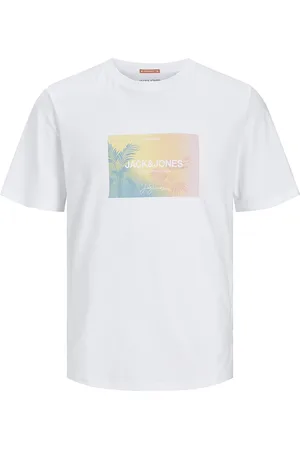 JACK & JONES Joraruba Sunset Branding Tee Ss Jnr White Jack & J S