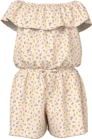 NAME IT Nkfvinaya Ss Playsuit Fffff Noos Yellow