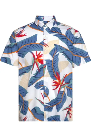 Superdry Hawaiian Shirt White