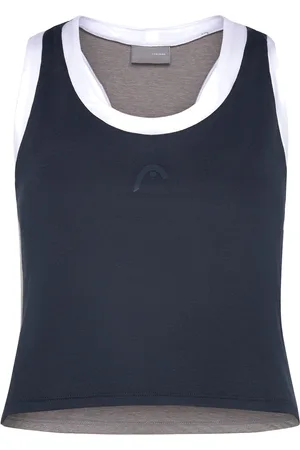 Head Play Crop Top Women Navy